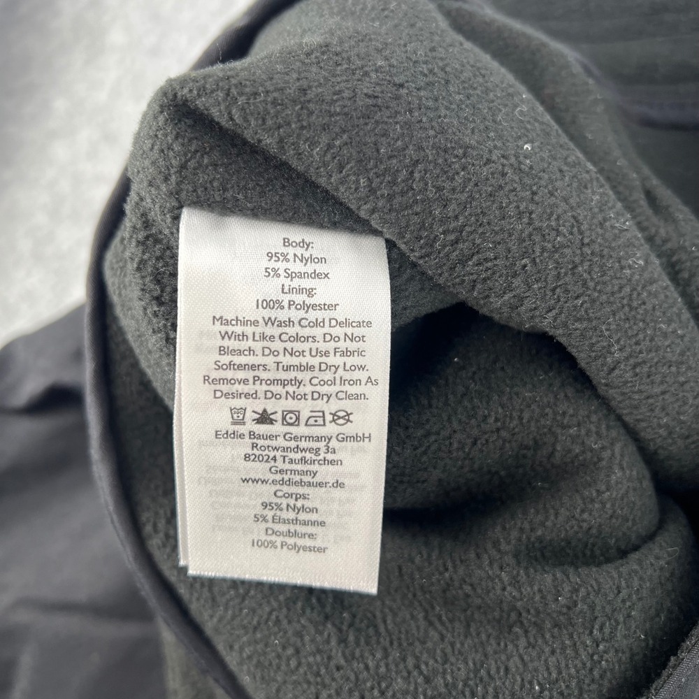 Eddie Bauer Guide Pro Fleece Lined Pants Womens 10 Black D3261024 Hiking Outdoor - Picture 6 of 12
